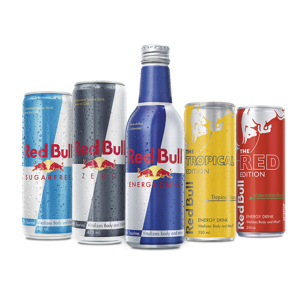 Red Bull: Not just an energy drink, it's a catalyst for adventure, focus, and endurance. Dare to feel invincible.