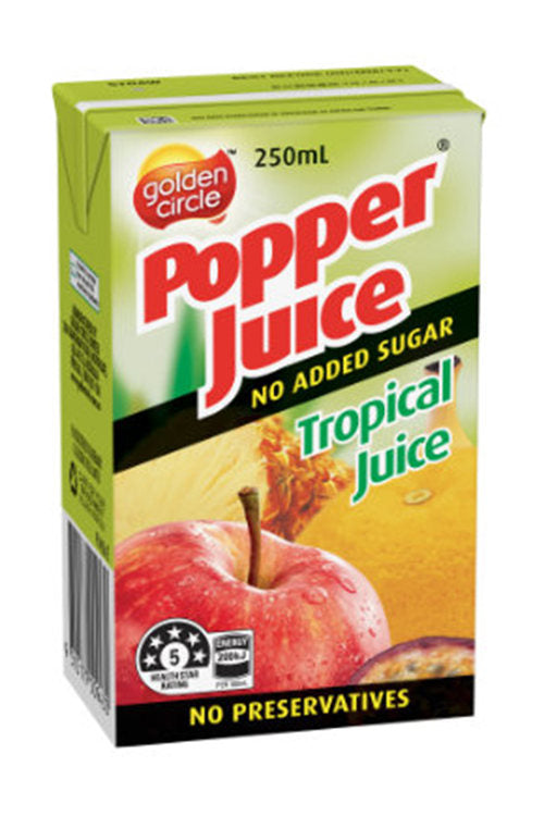 250ml Golde Circle Popper Juice - Tropical