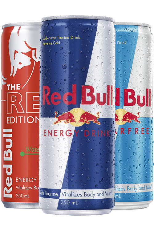 250ml Cans Red Bull Energy Drink