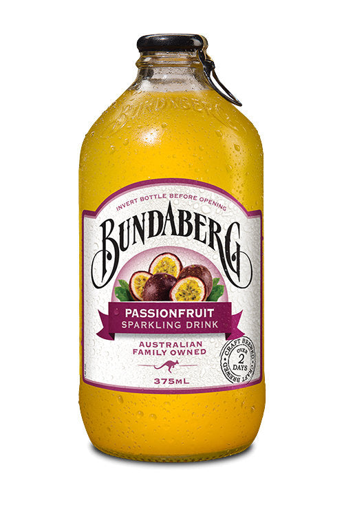 375ML Bundaberg Sparkling Drink - Passionfruit