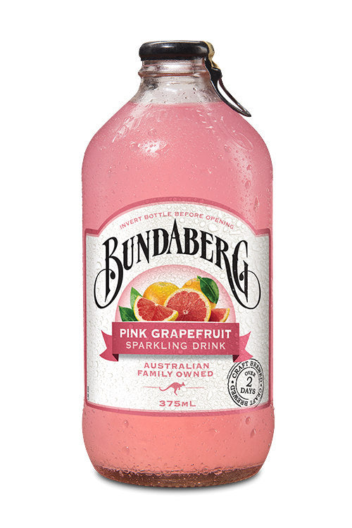 375ML Bundaberg Sparkling Drink - Pink Grapefruit Bottle