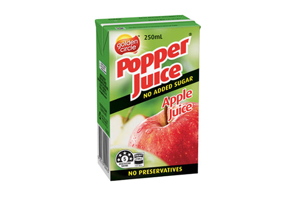 250ml Golde Circle Popper Juice - Apple