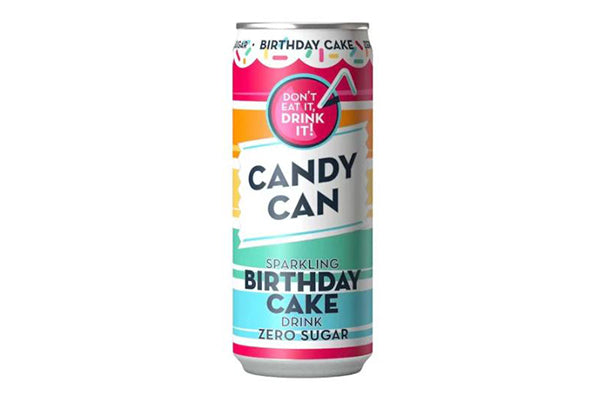 330ml Candy Can Sparkling Zero Sugar Drink Birthday Cake