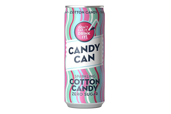 330ml Candy Can Sparkling Zero Sugar Drink Cotton Candy