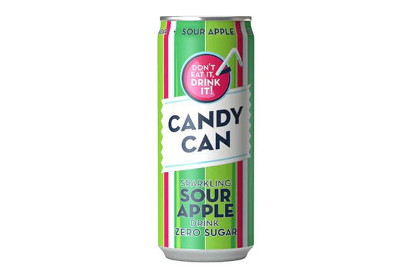 330ml Candy Can Sparkling Zero Sugar Drink Sour Apple