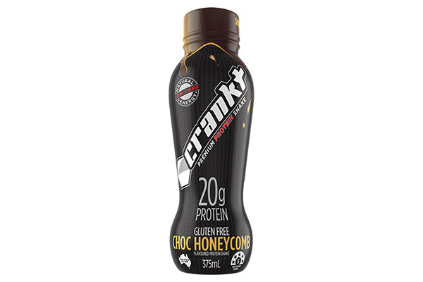 375ml Crankt Protein Shake - Choc Honeycomb