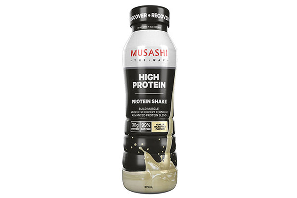 375ml Musashi high protein vanilla shake