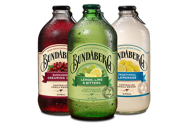 375ML Bundaberg Bottle - Creaming Soda, Lemon, Traditional