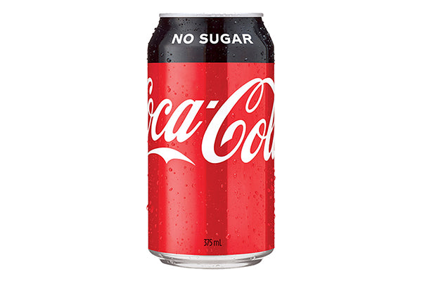 375ml Coca cola can - no sugar