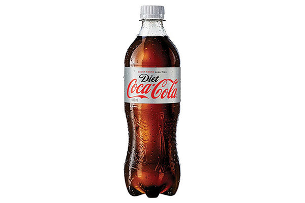 600ml coca cola Diet PET bottle