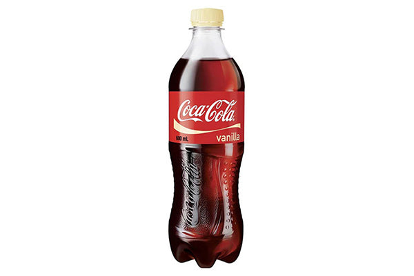 600ml coca cola vanilla PET bottle