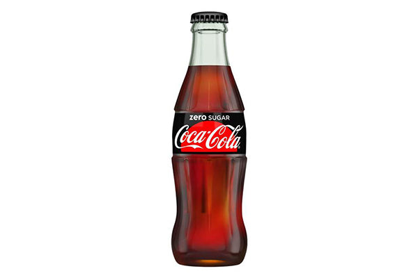 coca cola zero glas bottle 300ml