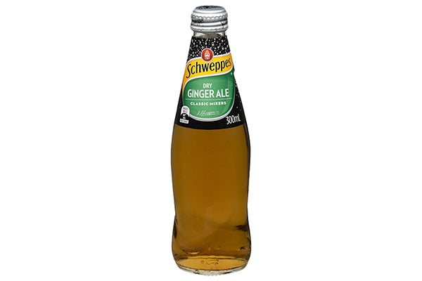 300ml Glass Bottle Schweppes Dry Ginger Ale