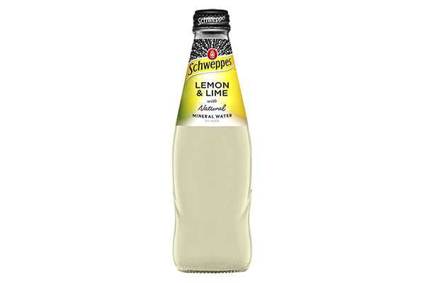 300ml Schweppes Lemon Lime Glass Bottle