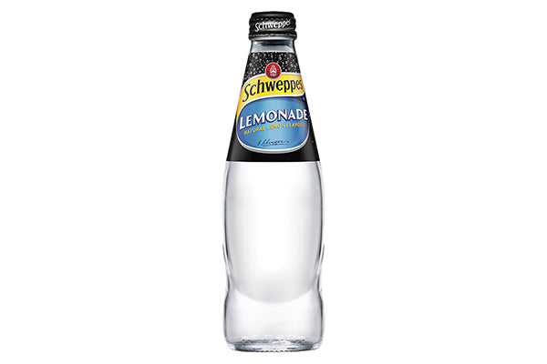 300ml Schweppes Lemonade Glass Bottle