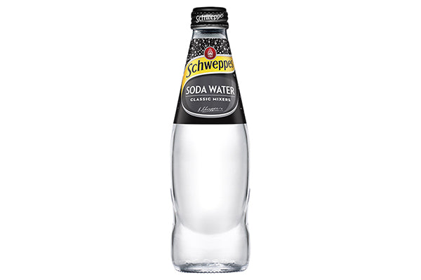 300ml Glass Bottle Schweppes Soda Water