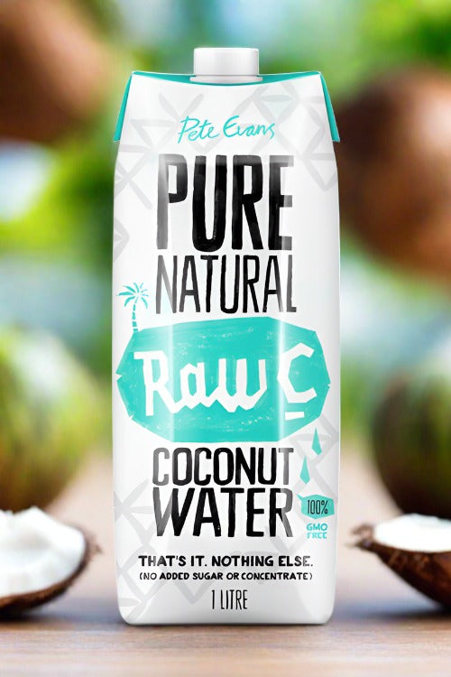 Raw C Natural Coconut Water 1lt Tetra Pak