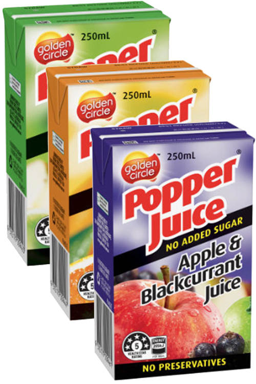 250ml Golde Circle Popper Juice