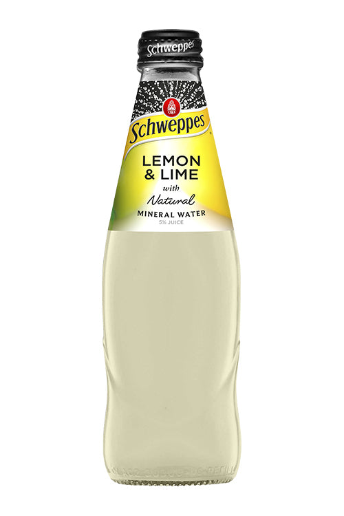 300ml Schweppes Lemon Lime Glass Bottle
