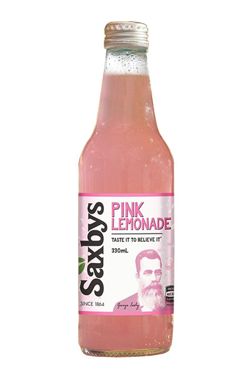 330ml Saxby Soft Drink Beverage - Pink Lemonade