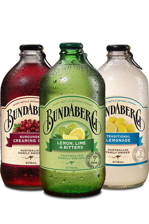 375ML Bundaberg Bottle - Creaming Soda, Lemon, Traditional