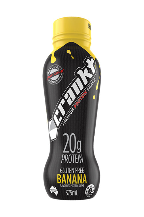 375ml Crankt Protein Shake - Banana Gluten Free