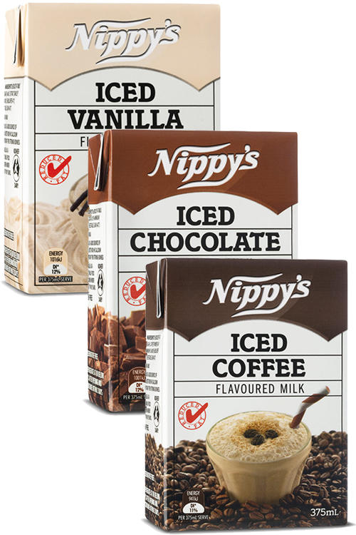 375ml Nippy's Milk - Vanilla, Chocolate, Coffee