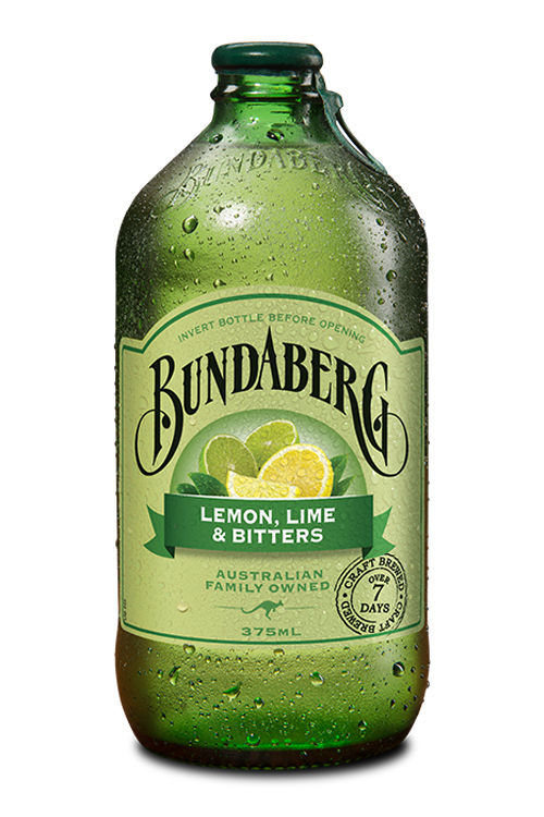 375ML Bundaberg Lemon, Lime & Bitters Bottle