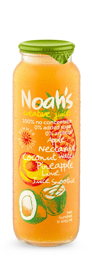 260ml Noah's Coconut Water Smoothies - Nectarine Pineapple Lime