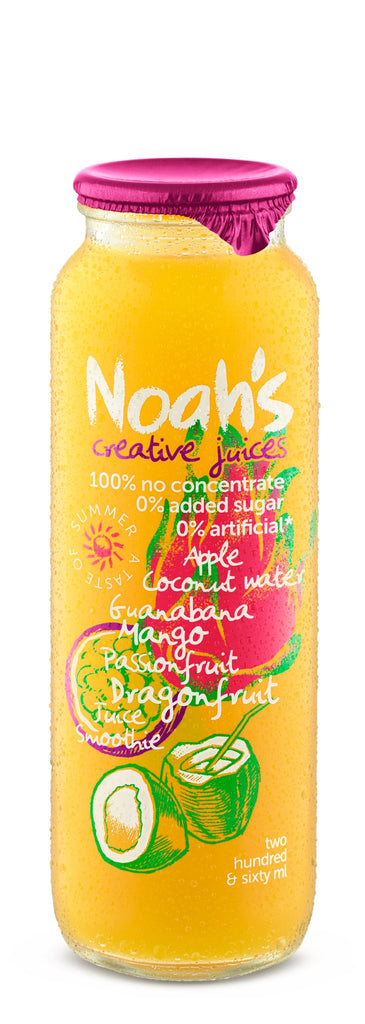260ml Noah's Coconut Water Smoothies - Passionfruit Dragonfruit Guanabana